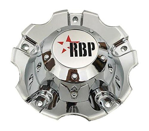 RBP Wheels 93 C-218-1 C-218-1-UP Chrome Wheel Center Cap 2 Piece - The Center Cap Store