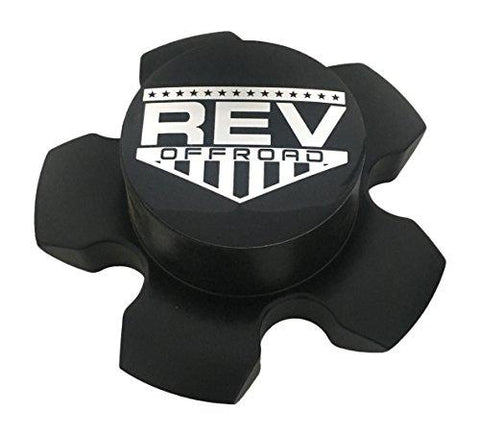 REV Wheels C-865-10H-FB Matte Black Wheel Center Cap - The Center Cap Store