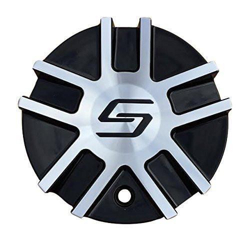 Sacchi C10262M HY-CAP-031 Black and Machined Center Cap - The Center Cap Store