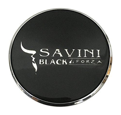 Savini Wheels BS-CAP LG0909-40 USED Black Logo Center Cap - The Center Cap Store