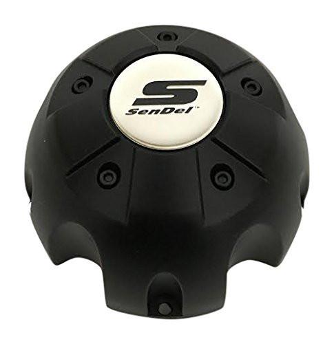 Sendel Wheels 62471780F-04 62471780F-8 Black Wheel Center Cap - The Center Cap Store