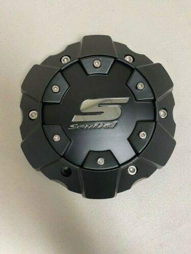 Sendel Wheels C-566401-1 CAP706901 C611910-1CAP Matte Black Wheel Center Cap - The Center Cap Store