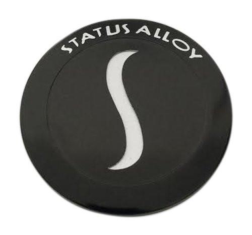 Status Alloy Wheels C713901CAP C713901B-S Black Wheel Center Cap - The Center Cap Store