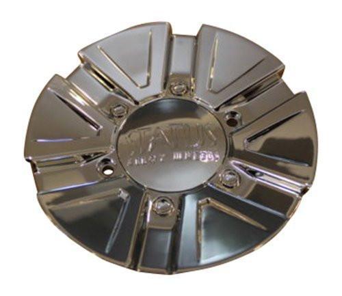 Status Trojan S823 Chrome Wheel RIm Center Cap C610402-2 S823-CAP - The Center Cap Store