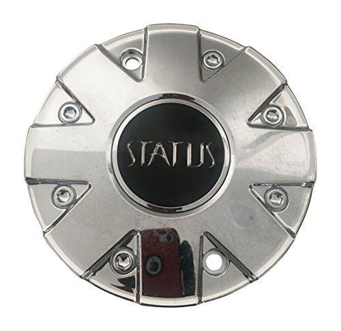 Status Wheels 896C02 USED Chrome Wheel Center Cap - The Center Cap Store