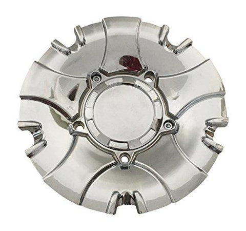 Status Wheels C1039-3CAP-S811 USED NO Logo Chrome Wheel Center Cap - The Center Cap Store