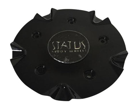 Status Wheels C515304CAP-S802 Black Wheel Center Cap - The Center Cap Store