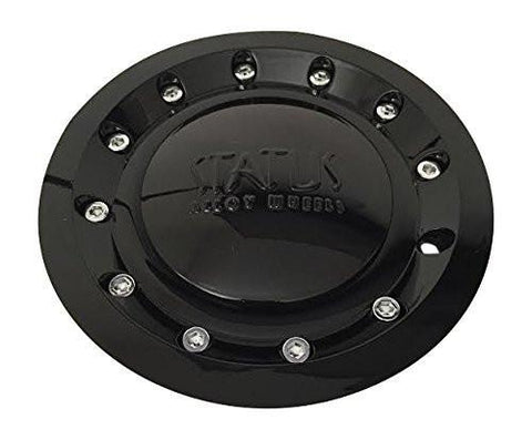 Status Wheels TL1306-CAP C130601CAP-S224 Black Wheel Center Cap - The Center Cap Store