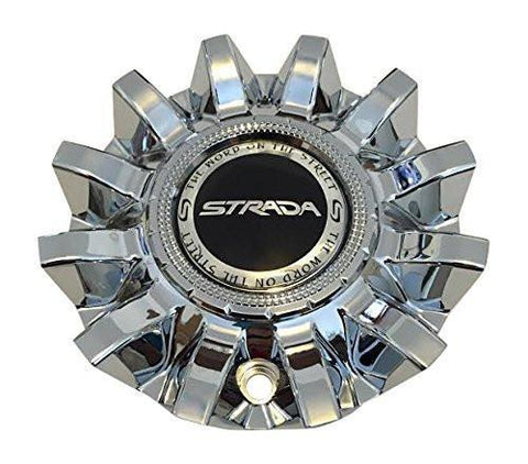 Strada Corona Wheels CS420-C2P SJ912-12 Chrome Wheel Center Cap - The Center Cap Store