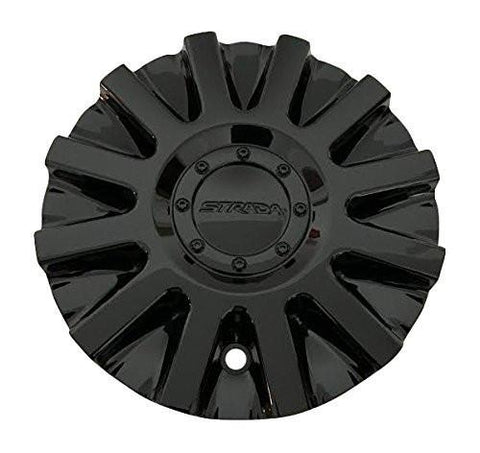 Strada Spina S16 11212285F-2 Gloss Black Wheel Center Cap - The Center Cap Store