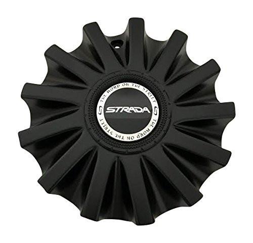 Strada Stilleto 11812285F-3 Matte Black Wheel Center Cap - The Center Cap Store