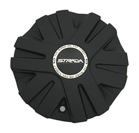 Strada Vetro Wheels P6047-2495-E3-CAP Matte Black Wheel Center Cap - The Center Cap Store