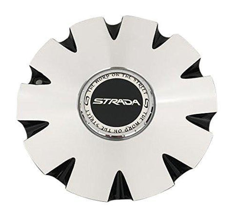 Strada Wheels C-225-1 81192085F-1 PD-CAP-STRADA Machined Wheel Center Cap - The Center Cap Store