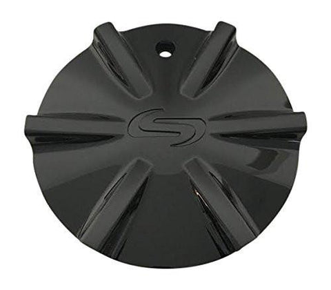 Strada Wheels S07 6462295F-2 Black Wheel Center Cap - The Center Cap Store