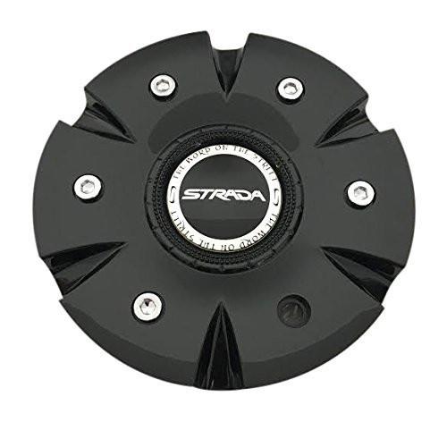 Strada Wheels S12 61702295F-2 Gloss Black Wheel Center Cap - The Center Cap Store