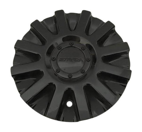 Strada Wheels S16 11212285F-1 Black Wheel Center Cap - The Center Cap Store