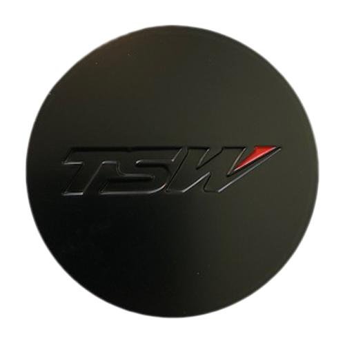 TSW Wheels SPCG18-T Matte Black Center Cap PSCG18TDBK1 5x100 5x108 5x114.3 CCPCG18-T - The Center Cap Store