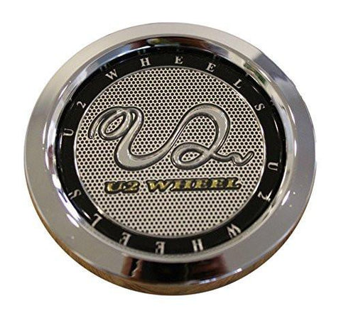 U2 Wheels CCVE70-1P Chrome Snap In Center Cap - The Center Cap Store