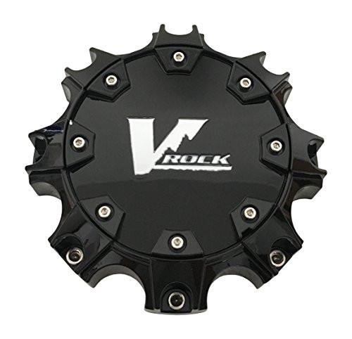 V Rock Wheels CAP6019-L45-8165 Gloss Black Wheel Center Cap - The Center Cap Store