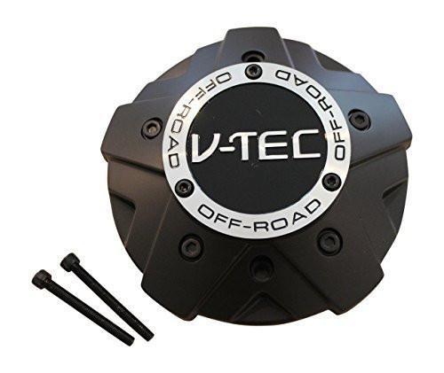 V-TEC OFF-ROAD 394 Warlord Black Wheel Rim 8 Lug Center Cap C394-8CL C394MB-8CL - The Center Cap Store