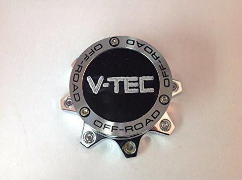 V-TEC OFF-ROAD 394 Warlord Black Wheel Rim 8 Lug Center Cap C394-CAP C394-8 - The Center Cap Store