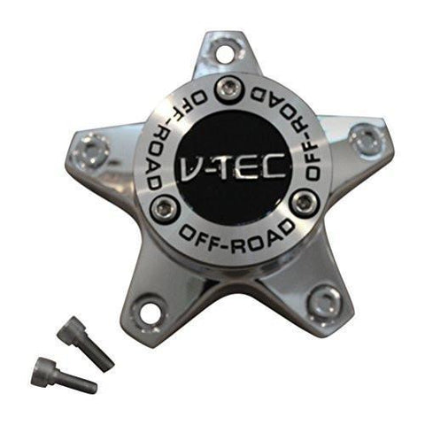 V-TEC OFF-ROAD 394 Warlord Chrome Wheel Rim Center Cap C394-65 LG1008-25 C394-65 - The Center Cap Store