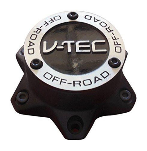 V-Tec Off-Road C394-6-CAP Black Wheel Center Cap - The Center Cap Store