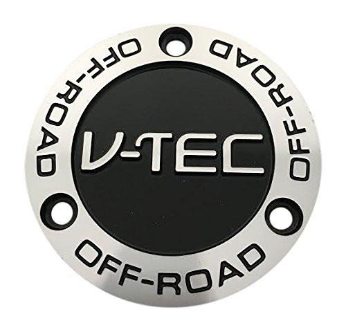 V-Tec Offroad Wheels 4 Inch Faceplate Black and Machined - The Center Cap Store