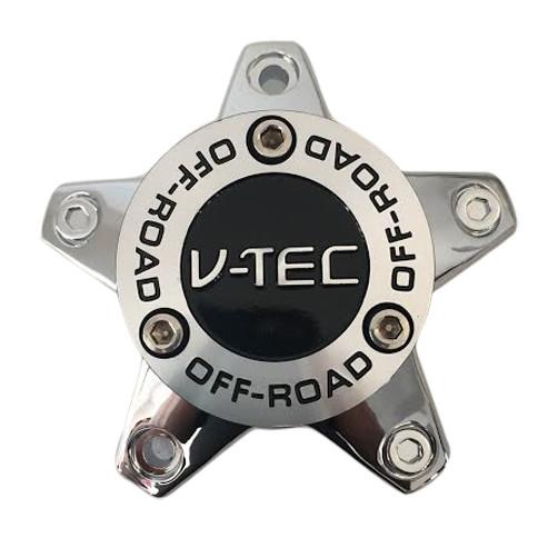 V-TEC Offroad Wheels C394-65-CAP LG1008-25 Chrome Wheel Center Cap - The Center Cap Store