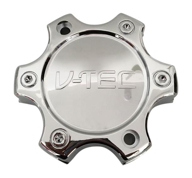 V-Tec Wheels C326-6C 60022090F-1 LG0704-06 Chrome Wheel Center Cap - The Center Cap Store