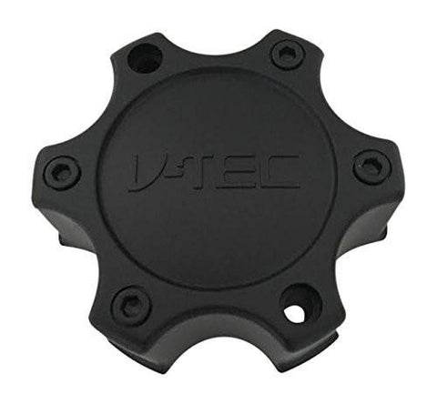 V-Tec Wheels C326-MB-6CL Matte Black Center Cap - The Center Cap Store