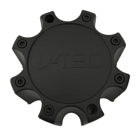 V-Tec Wheels C326-MB8CL Black Wheel Center Cap - The Center Cap Store