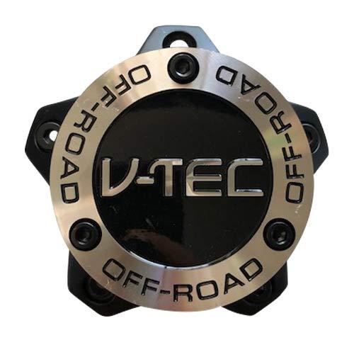 V-TEC WHEELS C394-5-CAP Used Black Center Cap - The Center Cap Store