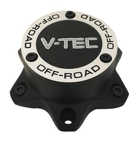 V-Tec Wheels C394-65EC LG1008-31 Black Wheel Center Cap - The Center Cap Store