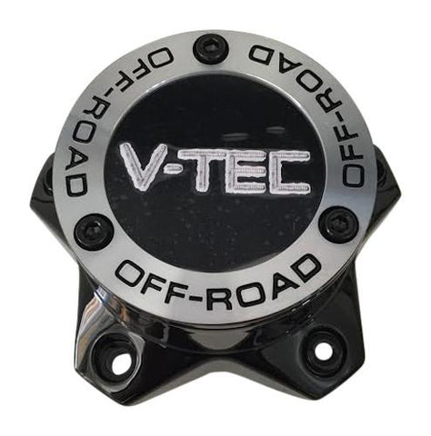 V-Tec Wheels C394GB-5VT Gloss Black Center Cap - The Center Cap Store