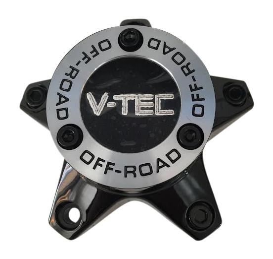 V-Tec Wheels C394GB-65VT C394-65 Gloss Black Center Cap - The Center Cap Store