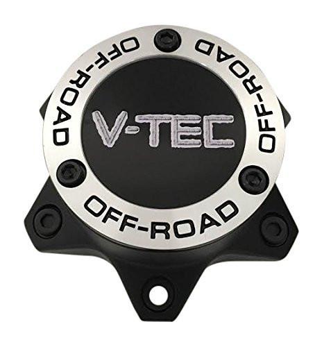 V-Tec Wheels C394MB-6VT Matte Black Center Cap - The Center Cap Store