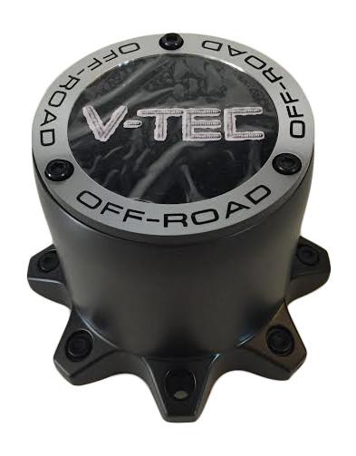 V-TEC Wheels C394MB-8LVT Black Wheel Center Cap - The Center Cap Store