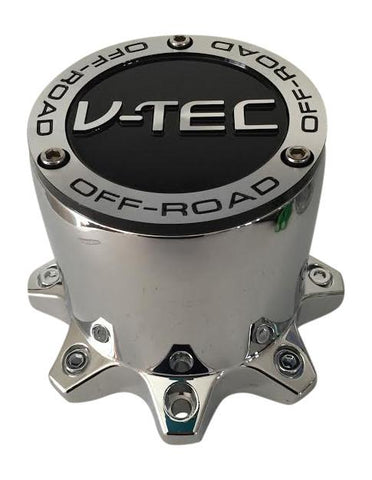 V-Tec Wheels C615101C C615101 Chrome Wheel Center Cap - The Center Cap Store