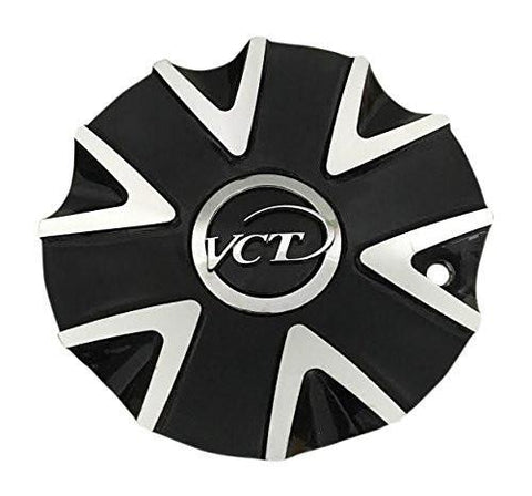 VCT Wheels KT213-2490 Black and Machined Finish - The Center Cap Store