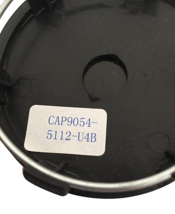 Verde Wheels CAP9054-5112-U4B Black Wheel Center Cap - The Center Cap Store