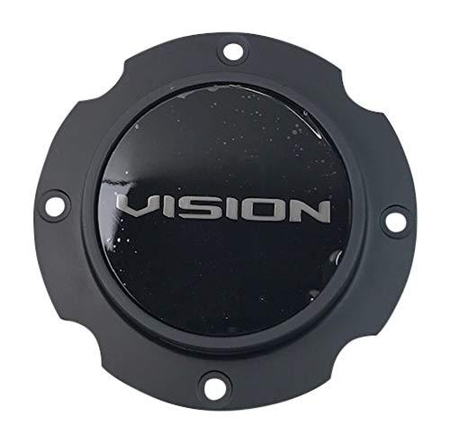 Vision Wheel C356SB-156V Satin Black Center Cap - The Center Cap Store