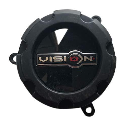 Vision Wheel C398MB-6V C398MB-6-GA Used Matte Black Center Cap - The Center Cap Store