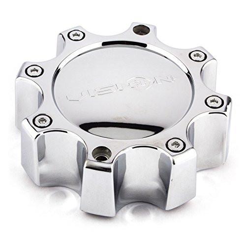 Vision Wheel Chrome Center Cap 8 lug Short C375-8C for Vision Warrior 375 Wheel - The Center Cap Store