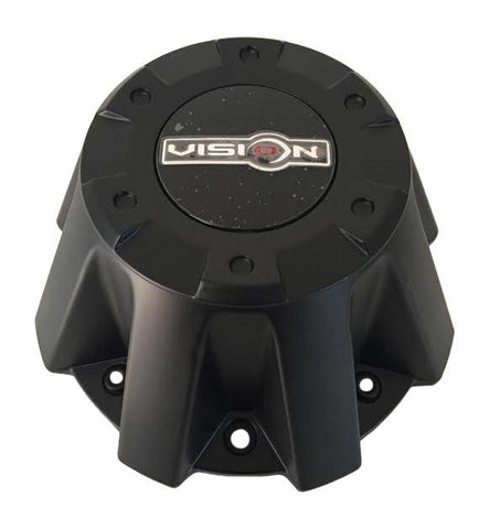 Vision Wheels 400 Incline C400MB-8L C400MB-8L-CAP Black Center Cap - The Center Cap Store