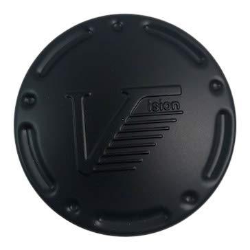 Vision Wheels C181B-V V180D Black Large Embossed Replacement ATV Center Cap - The Center Cap Store