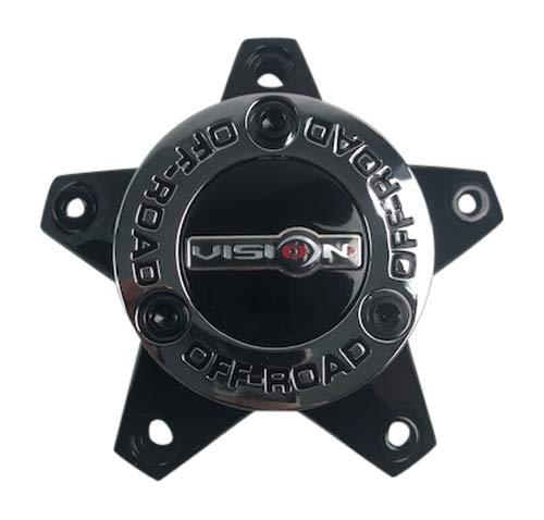 Vision Wheels C394PLGB-65V Gloss Black Center Cap - The Center Cap Store