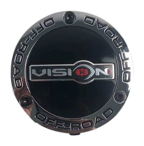 Vision Wheels C394PLGB-8LV Gloss Black Center Cap - The Center Cap Store