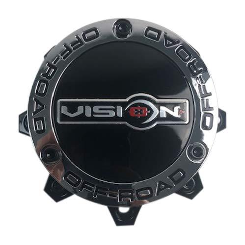 Vision Wheels C394PLGB-8V Gloss Black Center Cap - The Center Cap Store