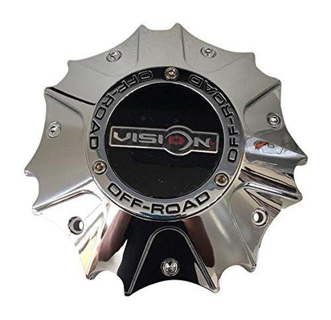 Vision Wheels C3992-8 Chrome Wheel Center Cap - The Center Cap Store